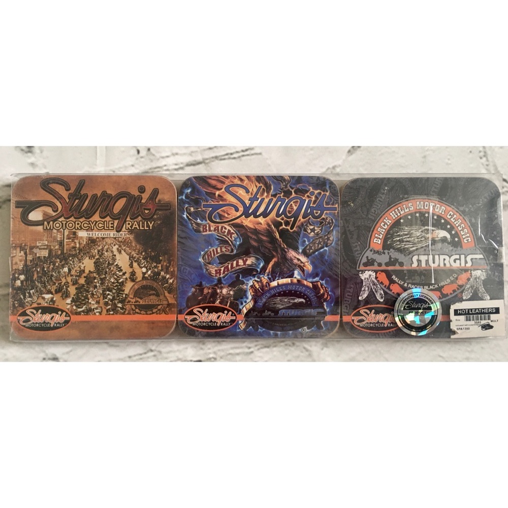 Collectors Sturgis Rally Coaster Set - Picture 3 of 9